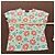 Fendi Jeans Camiseta estampado Flower Power Rosa Azul Verde claro - vista 5