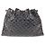 Borsa Louis Vuitton Monogram Elvinyl Squeeze Marrone Nero - vista 2