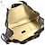 Borsa Louis Vuitton Monogram Elvinyl Squeeze Marrone Nero - vista 9