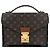 Borsa Louis Vuitton Monceau 28 Marrone D'oro