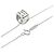 Tiffany & Co Collana quadrata Tiffany Ella LOVE in argento - vista 2