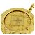 Collana pendente reversibile Chanel Relief Matelasse Frame Round D'oro - vista 7