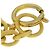 Collana pendente reversibile Chanel Relief Matelasse Frame Round D'oro - vista 8