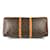 Borsa Louis Vuitton Monogram Keepall 55 Marrone - vista 5