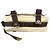 Louis Vuitton M40042 Antigua Buzas PM Borsa Messenger Marrone Bianco Crudo - vista 5