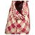 Borsa Tote Chanel Pink Gingham Check Rosa - vista 4