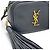 Borsa a tracolla Saint Laurent in pelle nera Nero - vista 4
