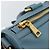 Borsa PRADA Vittero Dino Leather 2way Blu Oro Auth 187263V D'oro - vista 18