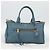 Borsa PRADA Vittero Dino Leather 2way Blu Oro Auth 187263V D'oro - vista 30