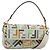 FENDI Zucca Canvas Mamma Baguette Bag 2way Multicolor Gold Auth 188798SM Multicolore D'oro