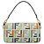 FENDI Zucca Canvas Mamma Baguette Bag 2way Multicolor Gold Auth 188798SM Multicolore D'oro - vista 3