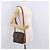 16 Céline Borsa a Spalla CELINE Macadam Canvas PVC Pelle Marrone Oro Auth 188782 D'oro - vista 26