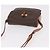 16 Céline Borsa a Spalla CELINE Macadam Canvas PVC Pelle Marrone Oro Auth 188782 D'oro - vista 6