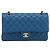 CHANEL Matelasse 25 Chain Shoulder Bag Caviar Skin Blue Gold CC Auth 189073SM D'oro - vista 2