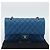 CHANEL Matelasse 25 Chain Shoulder Bag Caviar Skin Blue Gold CC Auth 189073SM D'oro - vista 29