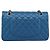 CHANEL Matelasse 25 Chain Shoulder Bag Caviar Skin Blue Gold CC Auth 189073SM D'oro - vista 3