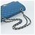CHANEL Matelasse 25 Chain Shoulder Bag Caviar Skin Blue Gold CC Auth 189073SM D'oro - vista 7