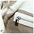 FENDI Zucchino Canvas Mamma Baguette Tasche PVC Weiß Silber Authentisch yk20548SAM - Ansicht 23