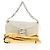 FENDI Zucchino Canvas Mamma Baguette Tasche PVC Weiß Silber Authentisch yk20548SAM - Ansicht 27