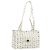 Borsa Tote MCM Vicetos Logogram PVC Leather White Auth 187455 Bianco