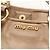 Borsa Miu Miu in pelle beige oro Auth 186439V D'oro - vista 19