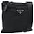 Borsa a Spalla PRADA Nylon Nero Argento Auth BA13615A