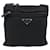 Borsa a Spalla PRADA Nylon Nero Argento Auth BA13615A - vista 2