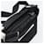 Borsa a Spalla PRADA Nylon Nero Argento Auth BA13615A - vista 6