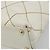 Borsa CHANEL Wild stitch in Pelle Bianco Oro CC Auth mr2601A D'oro - vista 10
