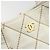 Borsa CHANEL Wild stitch in Pelle Bianco Oro CC Auth mr2601A D'oro - vista 15