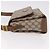 Borsa a Spalla GUCCI GG Supreme PVC Beige Oro Auth 188325 D'oro - vista 5