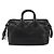 Bolso PRADA de cuero negro plata Auth 186430A - vista 3