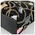 Borsa GUCCI Satin Nero Oro 153361 Auth 188253A D'oro - vista 12