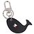 LOUIS VUITTON Charm Whale America's Cup Pelle Rosso Nero M62347 Auth bs35710V