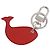 LOUIS VUITTON Charm Whale America's Cup Pelle Rosso Nero M62347 Auth bs35710V - vista 3