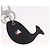 LOUIS VUITTON Charm Whale America's Cup Pelle Rosso Nero M62347 Auth bs35710V - vista 4