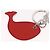LOUIS VUITTON Charm Whale America's Cup Pelle Rosso Nero M62347 Auth bs35710V - vista 6