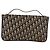 Borsa Christian Dior Trotter Canvas 2way Navy Gold Auth 188822 D'oro Blu navy - vista 3