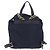 Zaino PRADA Nylon Navy Gold Auth gh2105 D'oro Blu navy - vista 3
