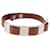 Hermès HERMES Armlet Leather Brown Silver Auth bs35719A Silvery  - view 1