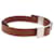 Hermès HERMES Armlet Leather Brown Silver Auth bs35719A Silvery  - view 5