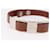 Hermès HERMES Armlet Leather Brown Silver Auth bs35719A Silvery  - view 6