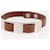 Hermès HERMES Armlet Leather Brown Silver Auth bs35719A Silvery  - view 7