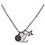 Collana in metallo Silver LOUIS VUITTON M00317 LV Auth am11978A Argento