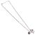 Collana in metallo Silver LOUIS VUITTON M00317 LV Auth am11978A Argento - vista 2