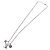 Collana in metallo Silver LOUIS VUITTON M00317 LV Auth am11978A Argento - vista 8