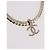 Collana CHANEL metallizzazione Gold Tone CC Auth ka4882SAM - vista 3
