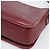 Céline Borsa a Spalla CELINE in Pelle Bordeaux Oro Auth hk3802 D'oro Bordò - vista 13