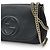 Borsa a tracolla Gucci Soho in pelle nera Nero - vista 2