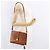 Borsa a Spalla Christian Dior in Pelle Marrone Oro Auth 189363 D'oro - vista 23
